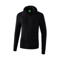 Erima Kapuzensweatjacke Basic schwarz Jungen